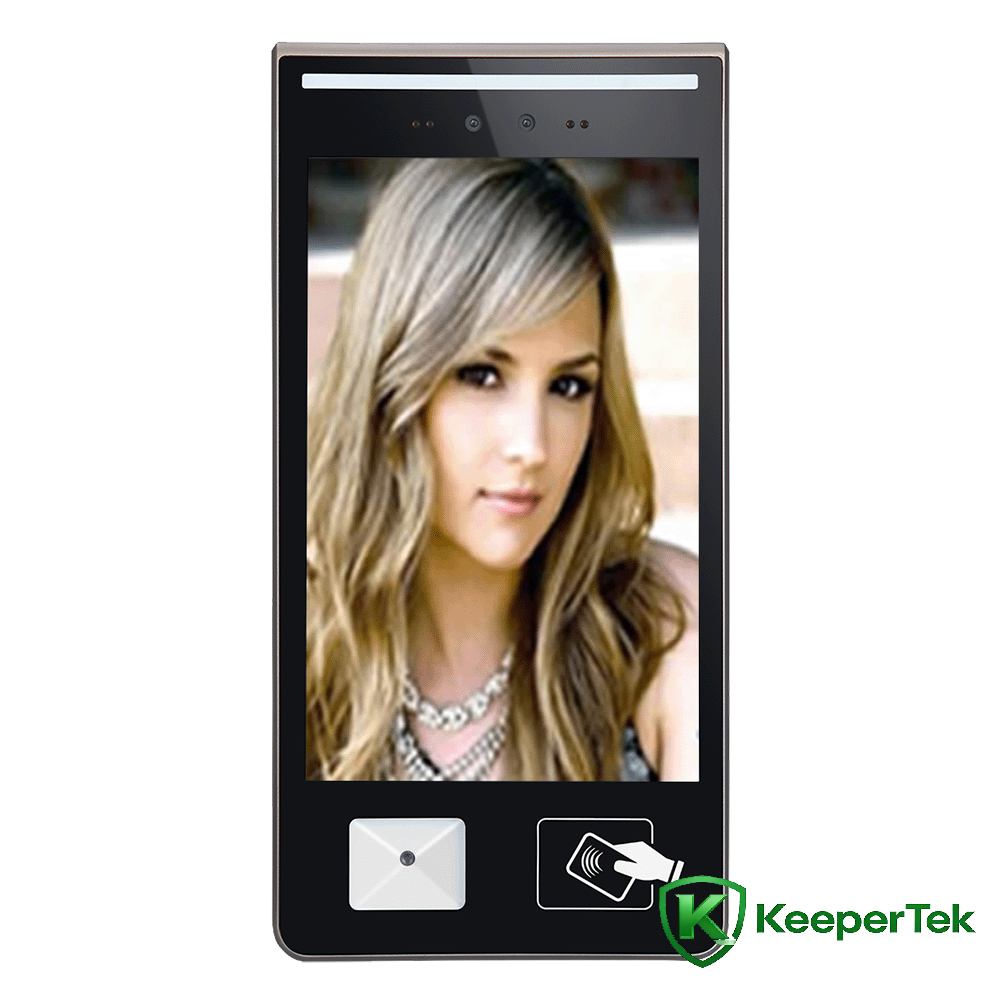 10.1-inch gesichtsherkenning QR-koadekaart swipe en reklame alles-yn-ien masine KT-FR016